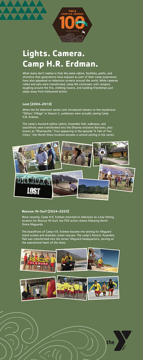 Lights. Camera. Camp H.R. Erdman.